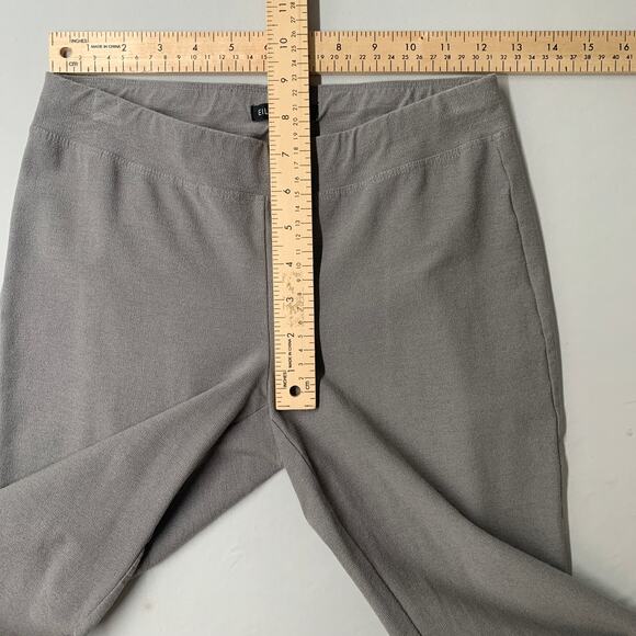 Eileen Fisher Pants Women Petite XXS Gray Pull On Stretch Crepe Straight 23.5 - Picture 5 of 9